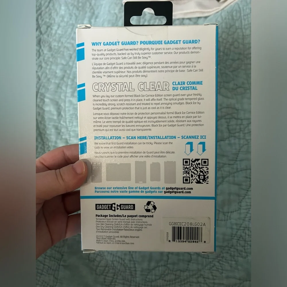 Gadget Guard Screen Protector Tempered Glass Fits V3 5 ThinQ